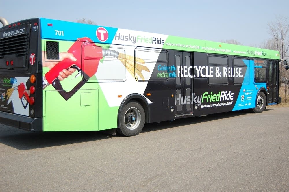 St. Cloud's new vegetable oil powered bus