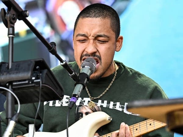 dijon performing on stage