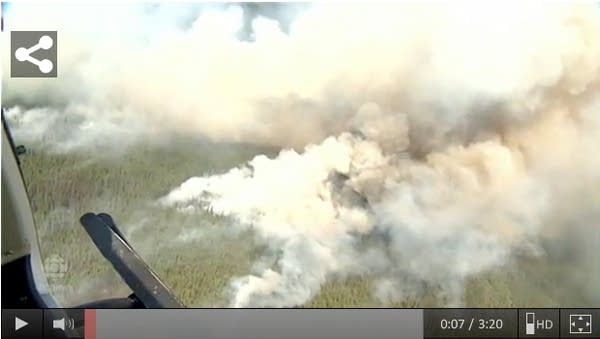 Canadian smoke grounds airplanes in Twin Cities