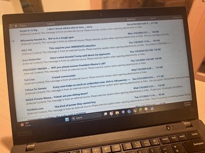 ‘Action required,’ ‘Leadership chose, YOU’: The recipe behind fundraising emails that can spread like weeds