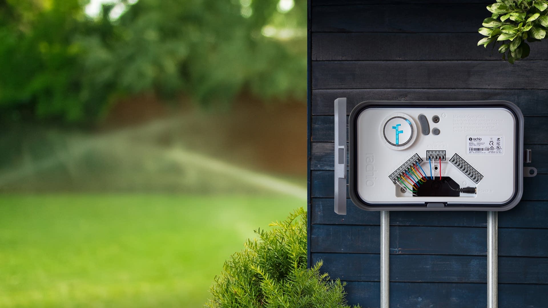 Rachio controllers can help conserve water in home sprinkler systems.