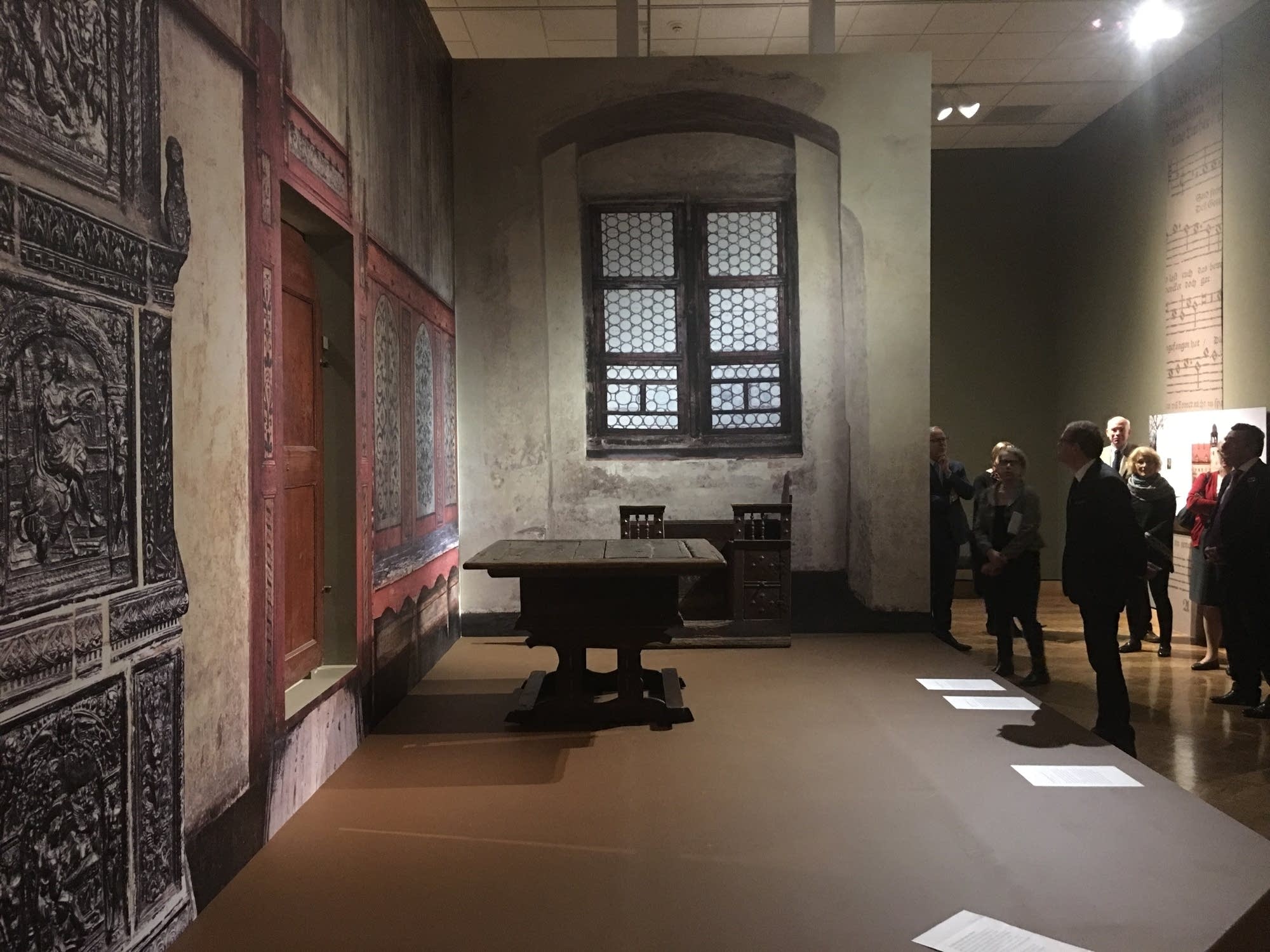 A reconstruction of Martin Luther's studio