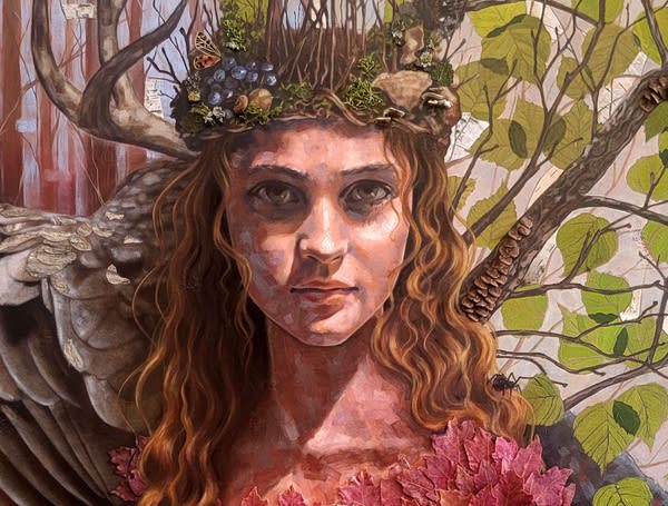 Forest queen painting