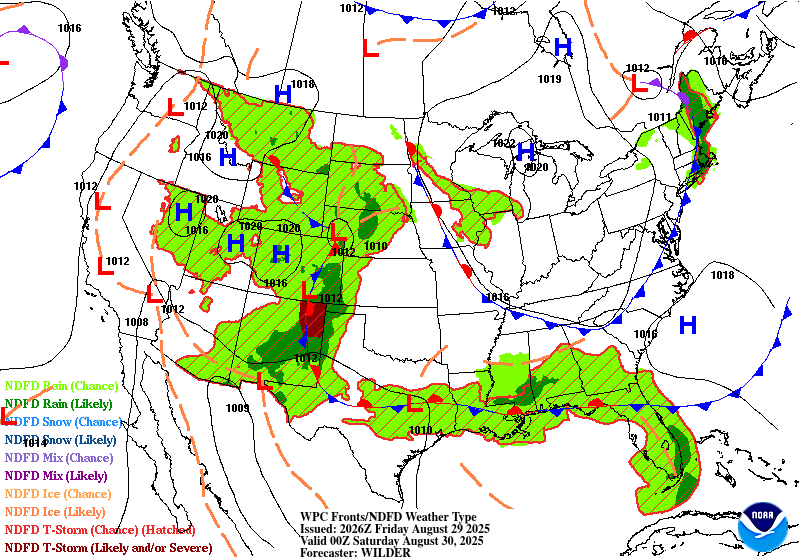 NOAA 2.5 day forecast loop