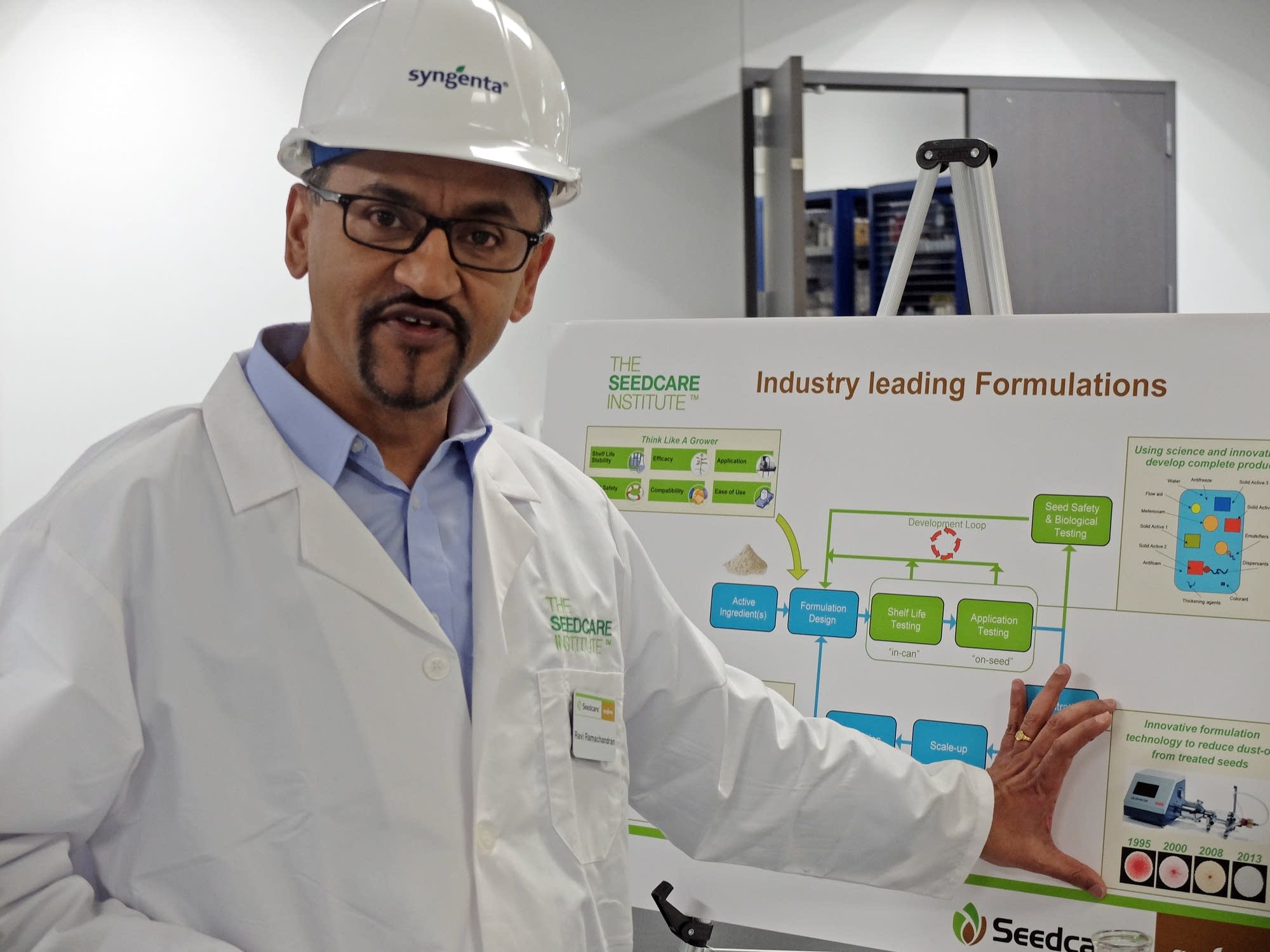 The head of the Syngenta Seedcare Institute, Ravi Ramachandran
