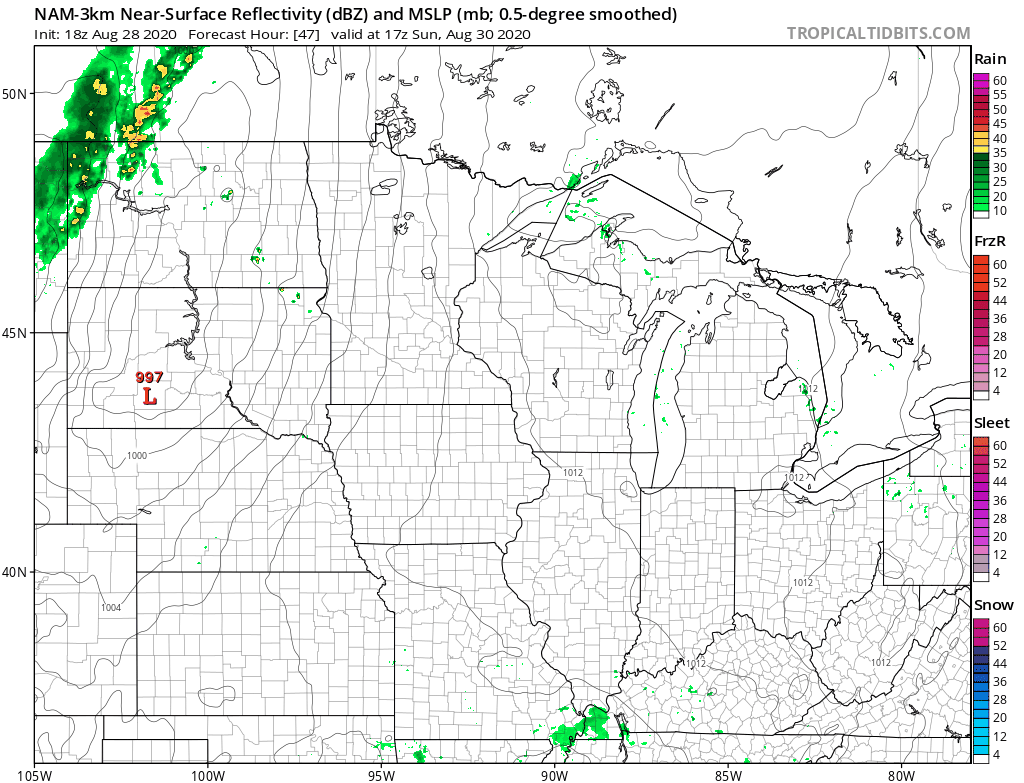 Comfortable weekend weather; thunder chance late Sunday in the west ...