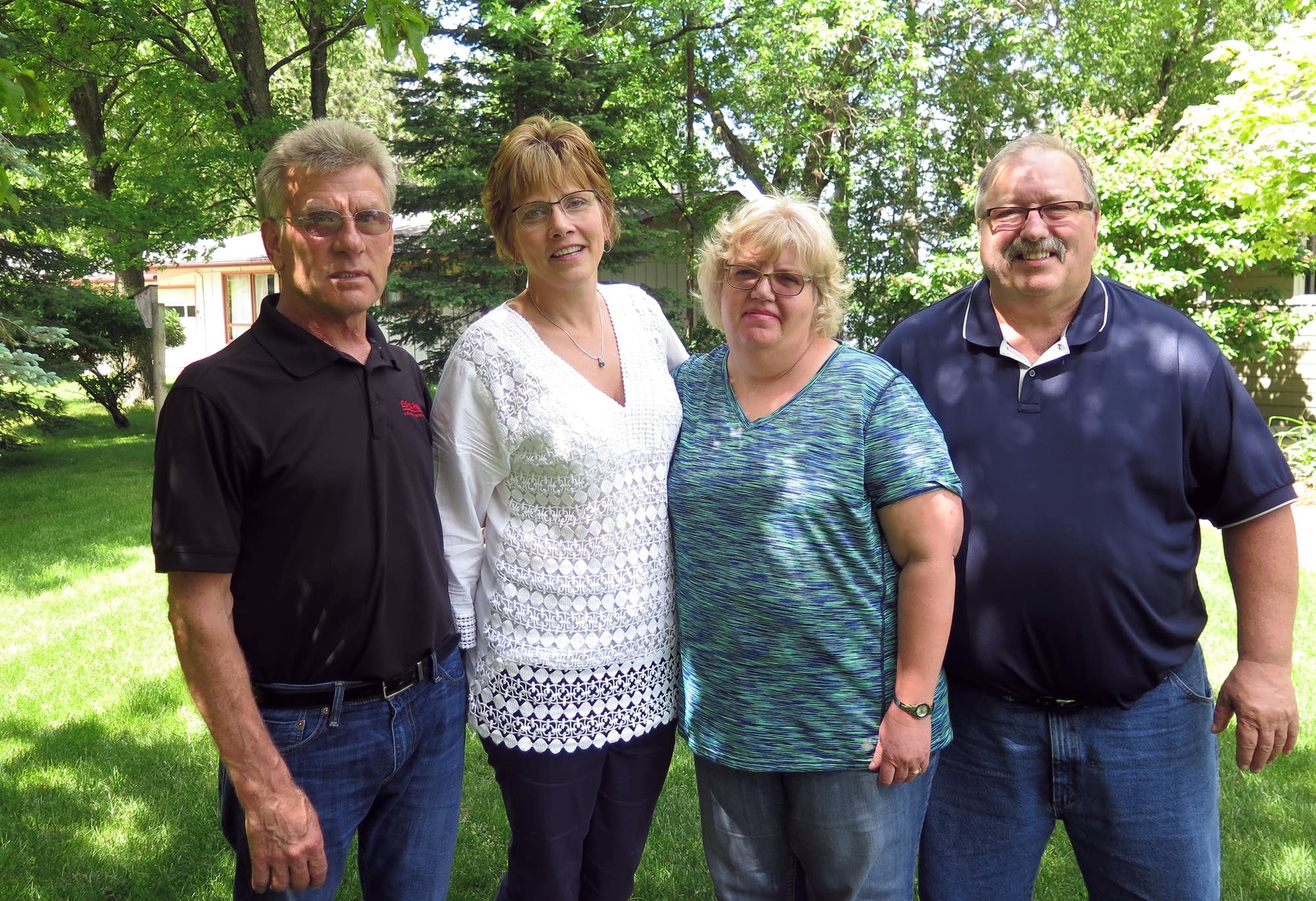 Gary Scheeler, Julie Kletscher, Bonnie Gillespie, and Bob Gillespie