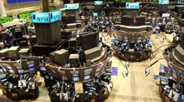 An empty New York Stock Exchange awaits the potential of a new trading year.