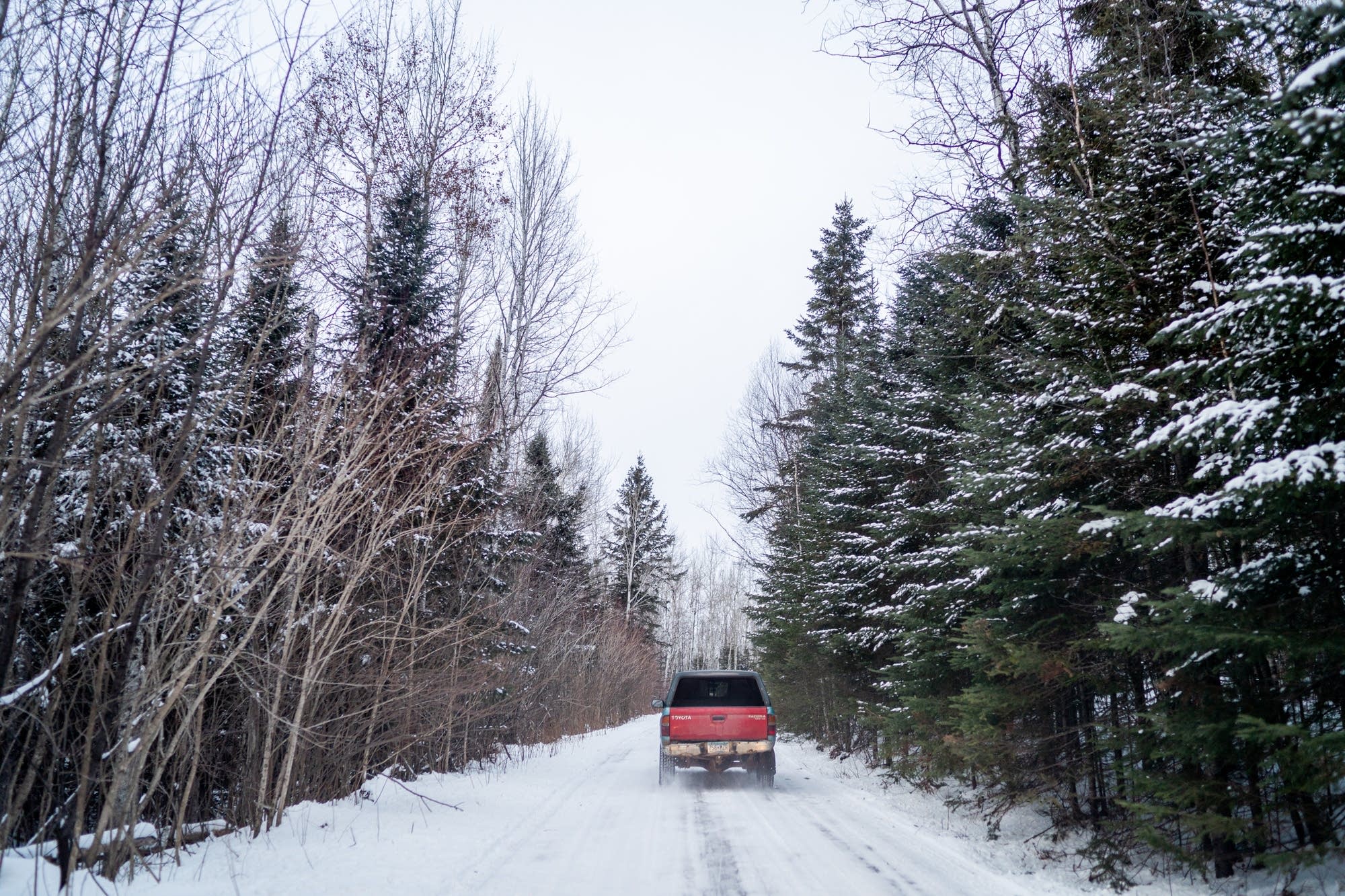 Tamer Ibrahim drove his truck down the miles long driveway to his home