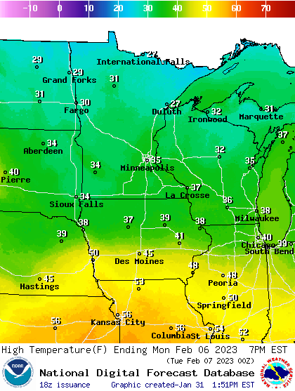 One more subzero shot Thursday then a weekend thaw