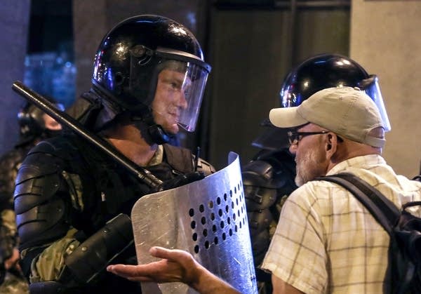 Clashes erupt after a disputed Belarus election.
