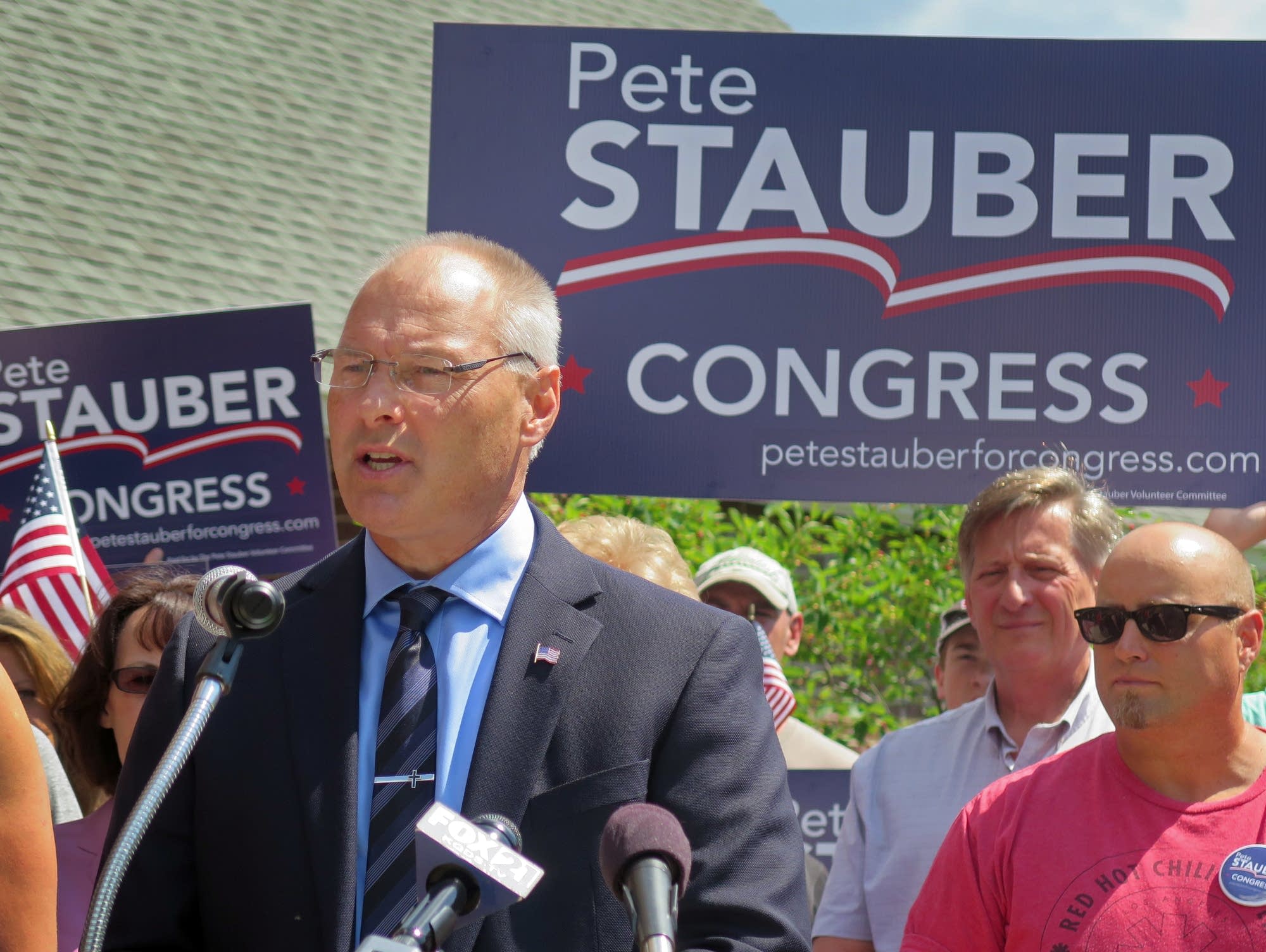 Pete Stauber announced he will seek to represent Minnesota's 8th district.