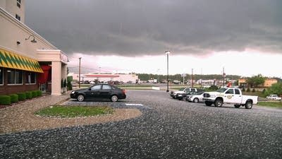 Hail storm
