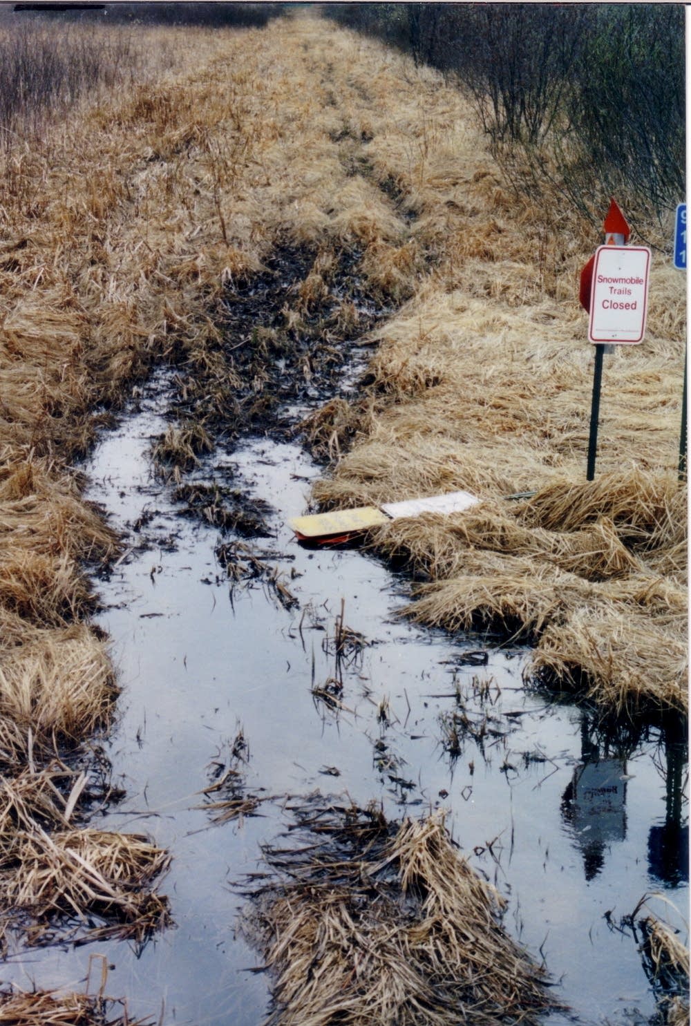 Illegal ATV trail