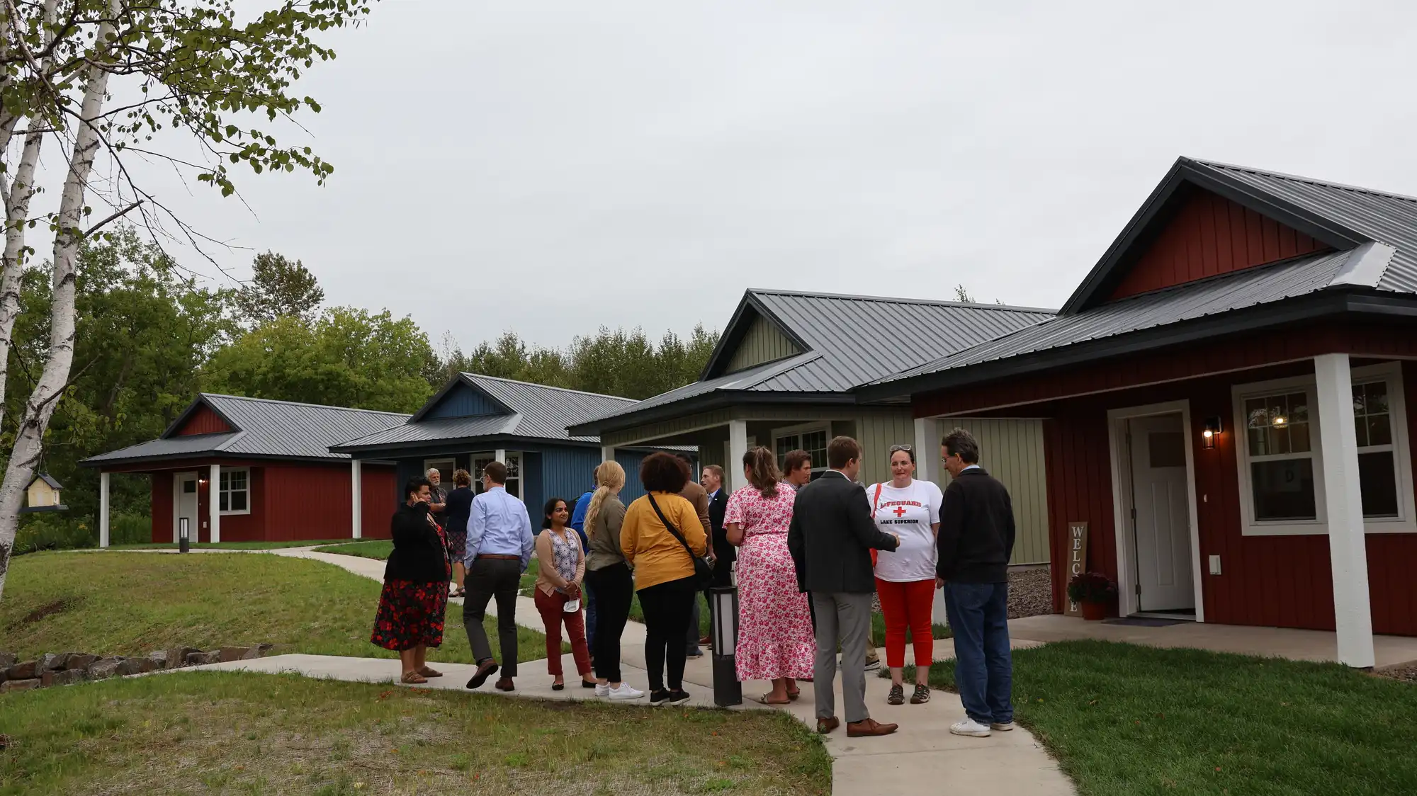 Duluth celebrates first 'cottage village' to provide
