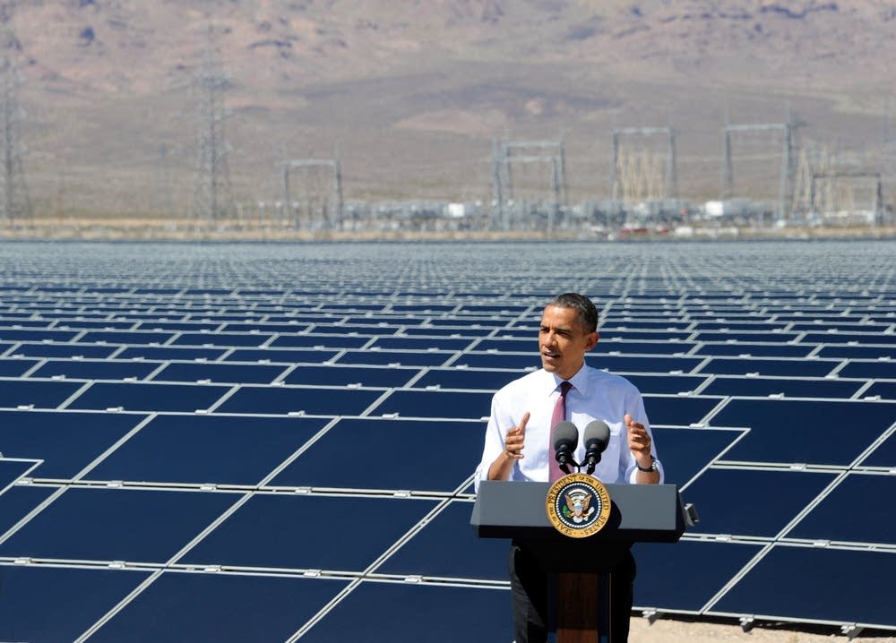 Solar power station in Nevada