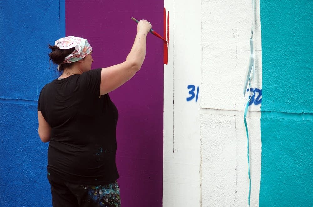 Erin Sayer is one of two Minneapolis artists.