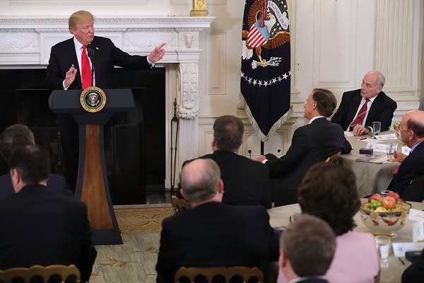 President Trump Holds White House Business Session With U.S. Governors