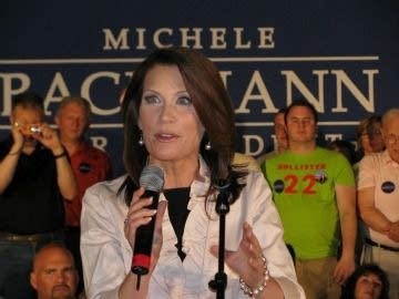 Bachmann plays up Iowa roots