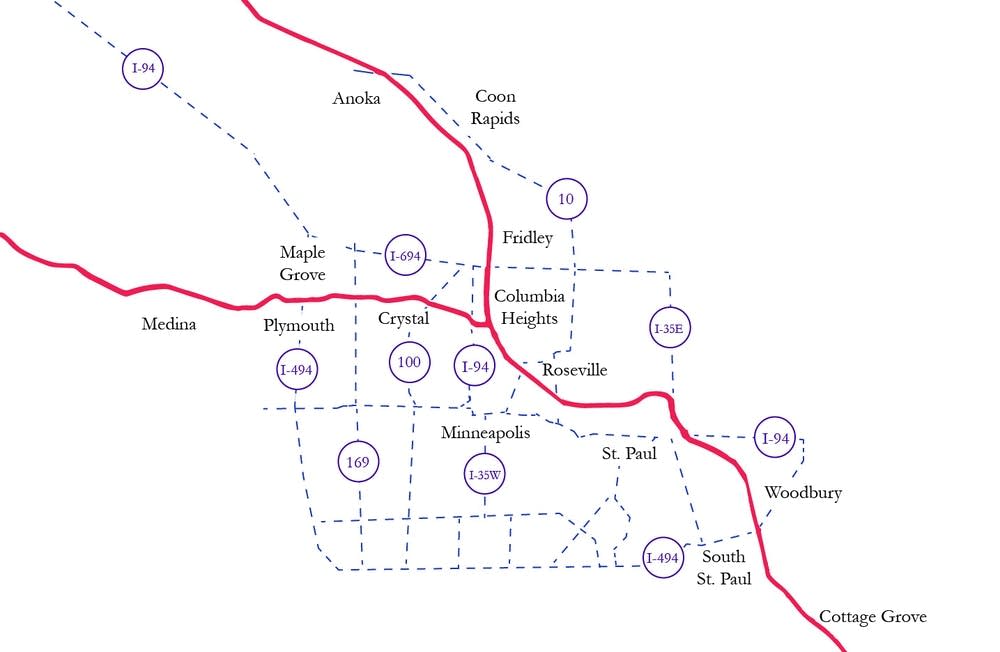 Oil train map