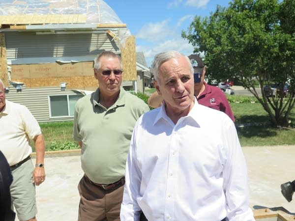 Gov. Mark Dayton and state Sen. Scott Newman