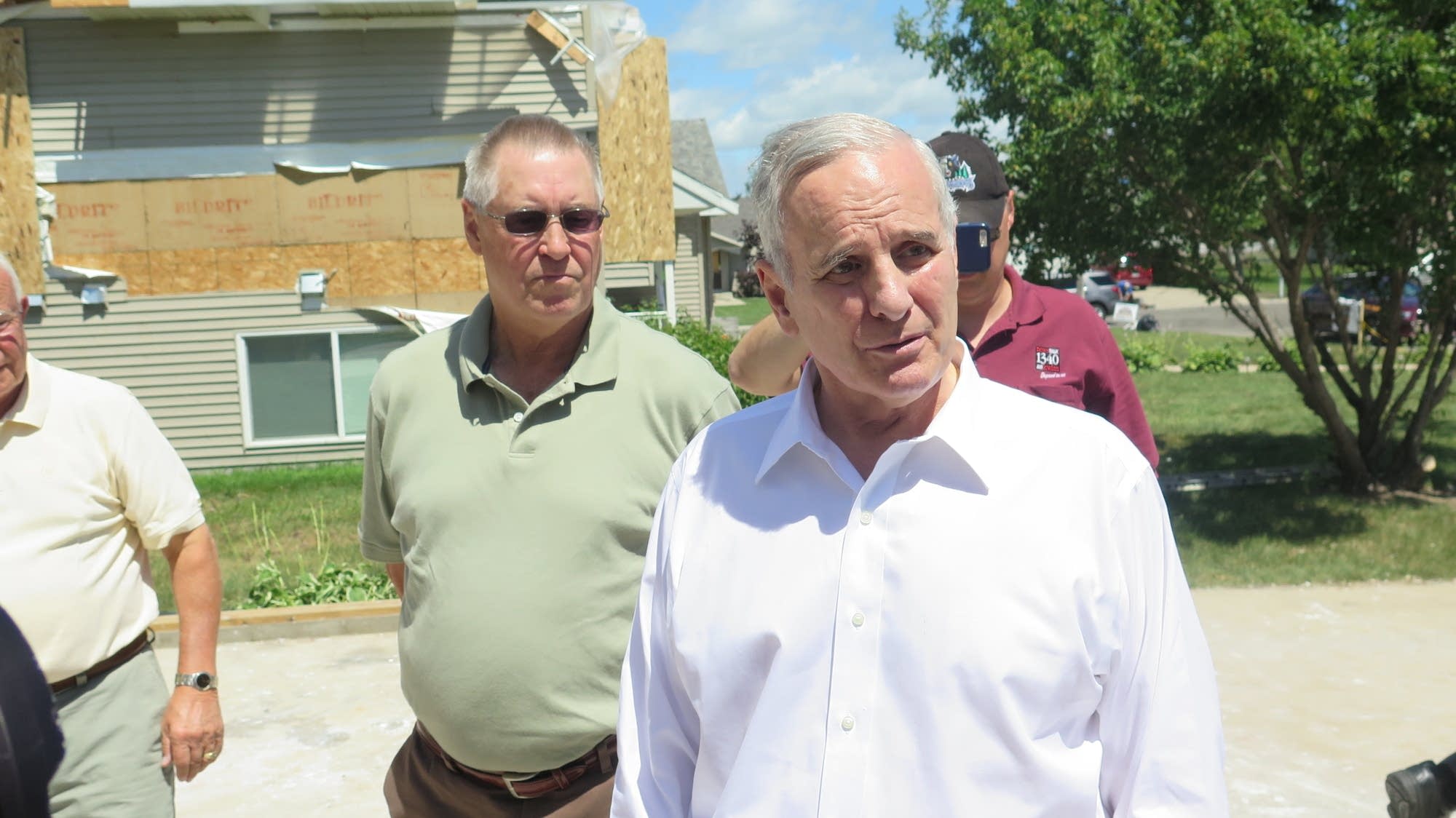 Dayton surveys Minnesota tornado damage, says state aid likely MPR News