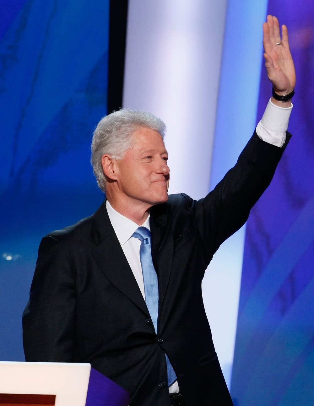 Former U.S. President Bill Clinton at the DNC
