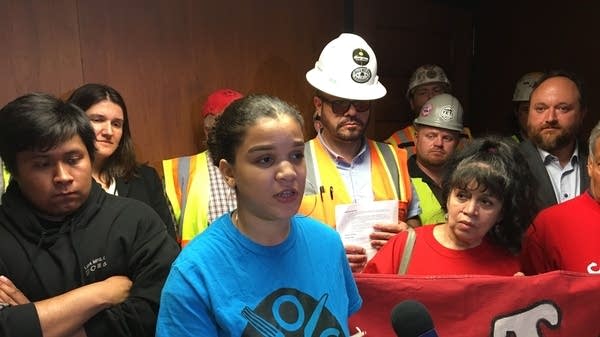 Mya Bradford supports an ordinance that would prevent wage theft