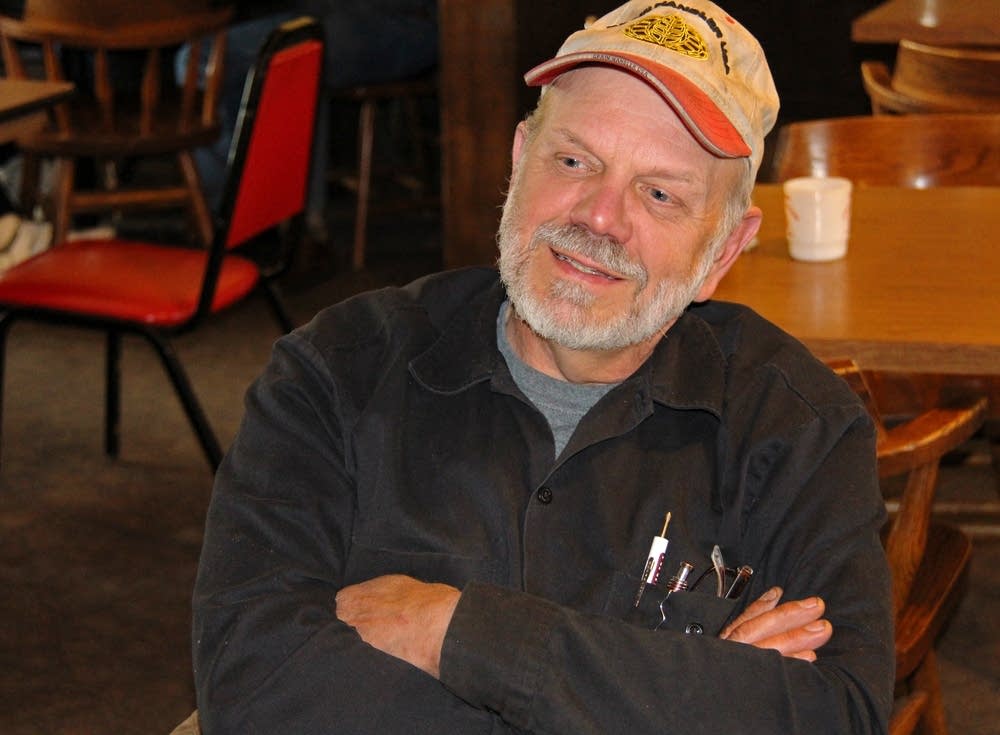 Part-time farmer Dennis Uthke