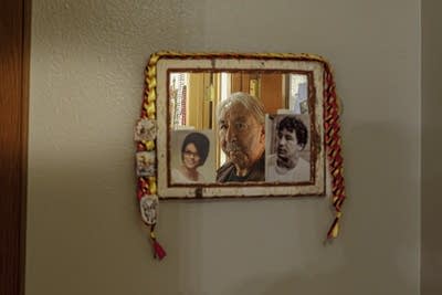 A Native activist, Leonard Peltier