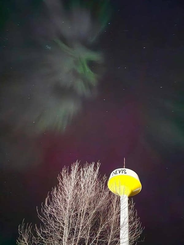 aurora in Nevis, Minn
