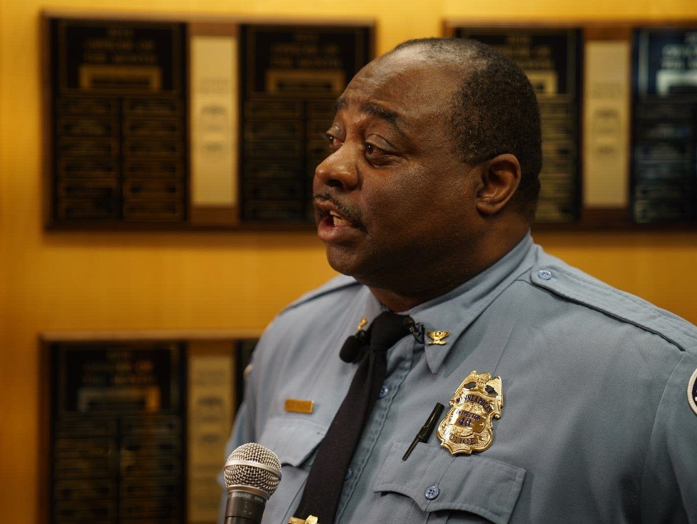 Lt. Kelvin Pulphus, the new inspector in north Minneapolis' 4th Precinct.