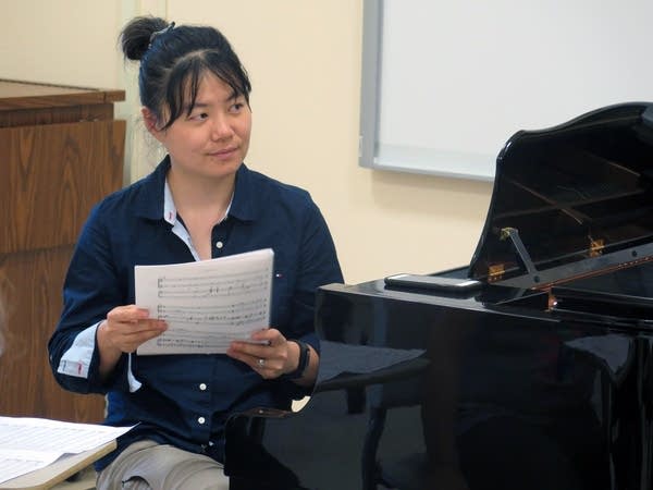 New York composer Wang Jie's wrote the opera, 'It Rained on Shakopee.'