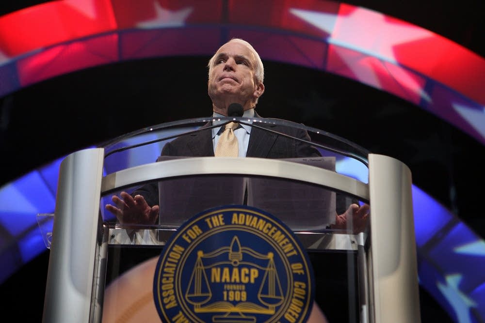 McCain Addresses NAACP's 99th annual convention