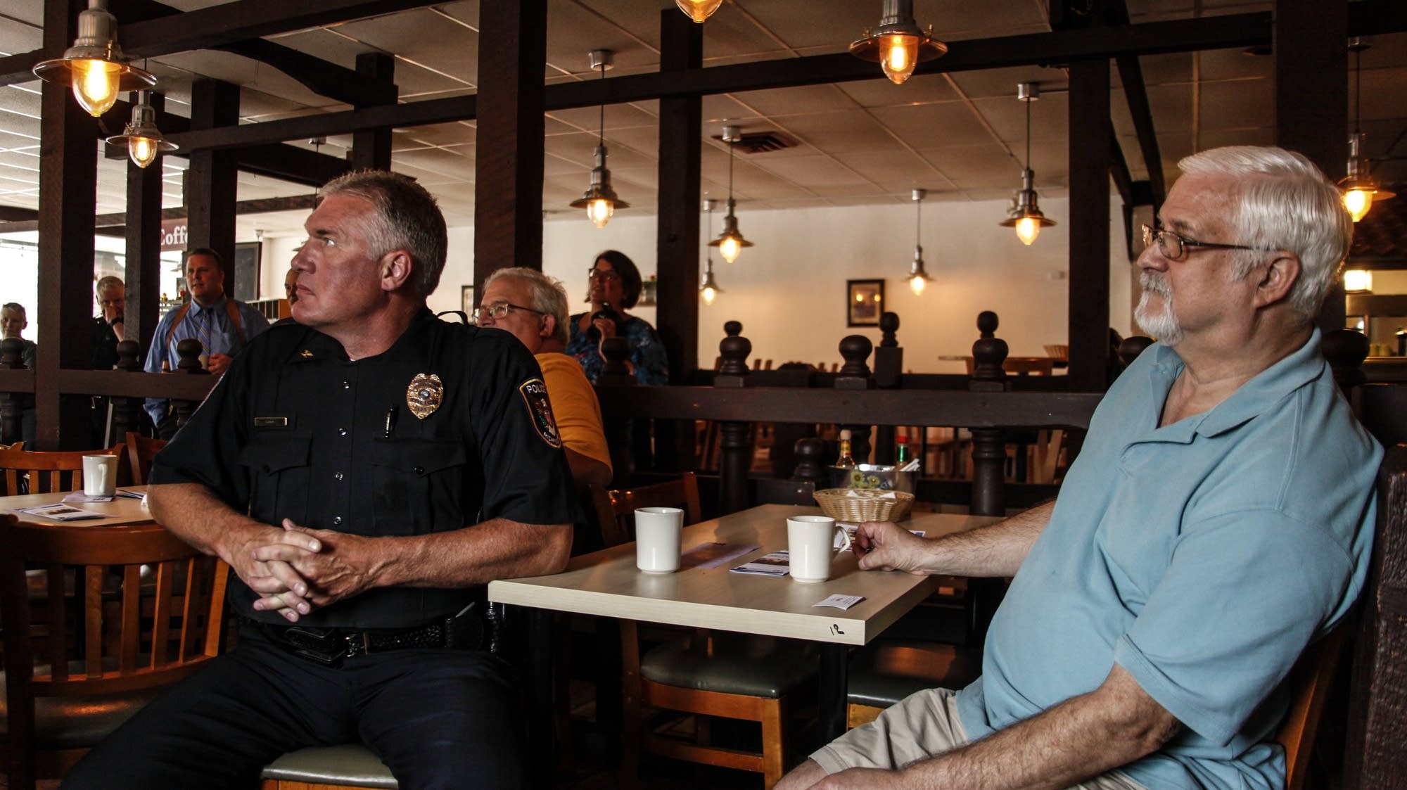 Listen Richfield police host 'Coffee with a cop' MPR News