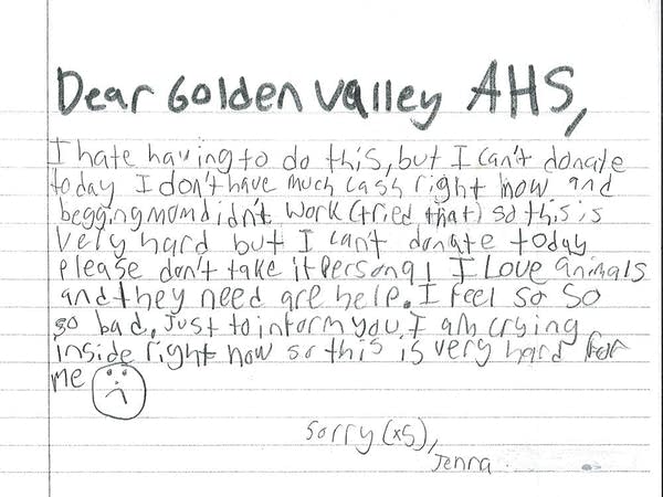 The power of a note from a kid