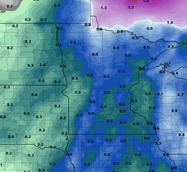 Forecast QPF 120