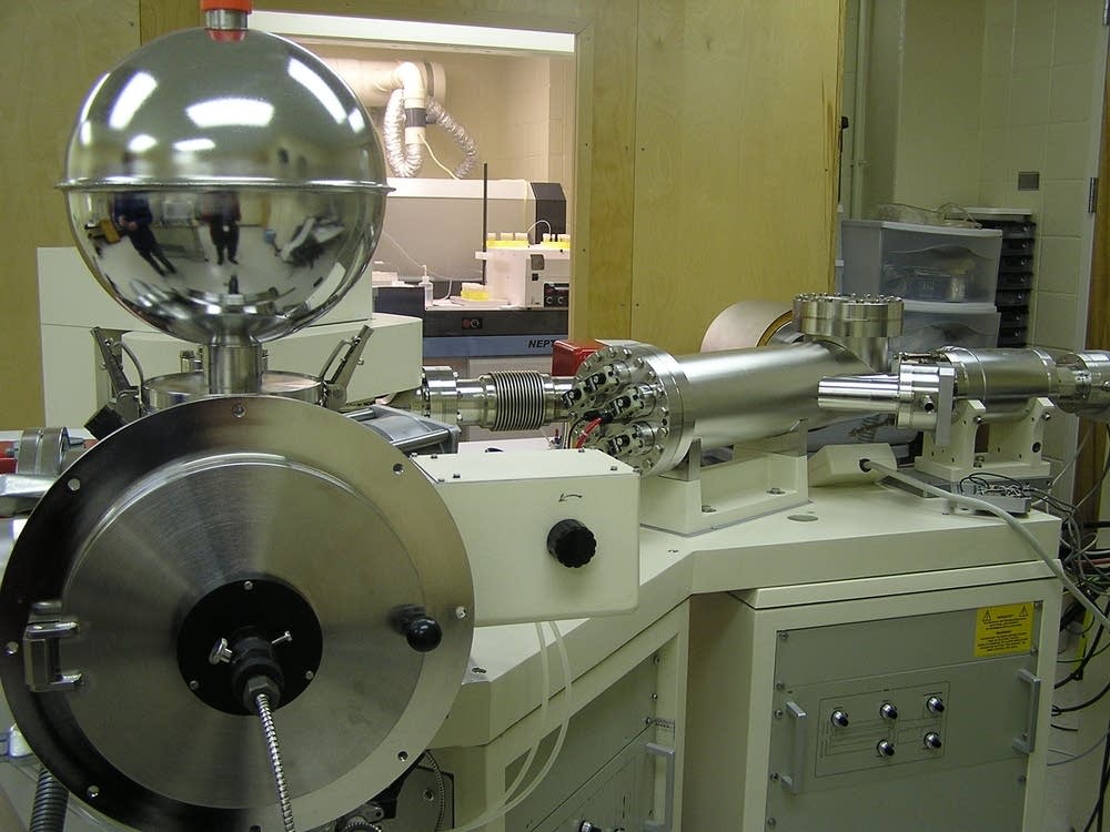 A mass spectrometer