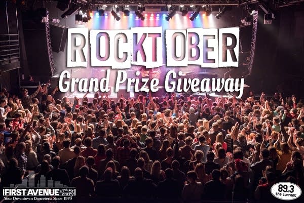 Enter The Current's First Avenue Rocktober Grand Prize Giveaway and you could win a pair of tickets to three shows of your choosing