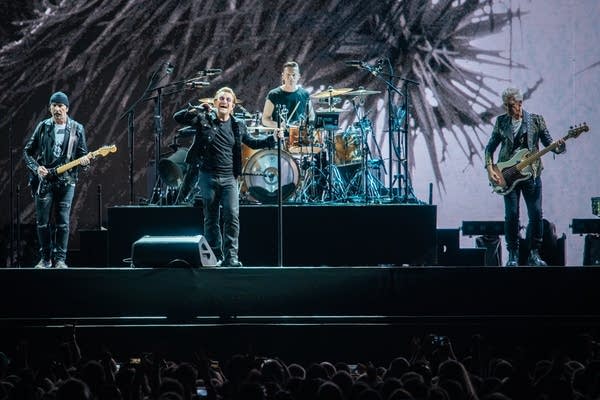 U2 perform at U.S. Bank Stadium in Minneapolis