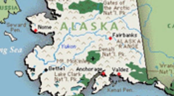 A map of Alaska