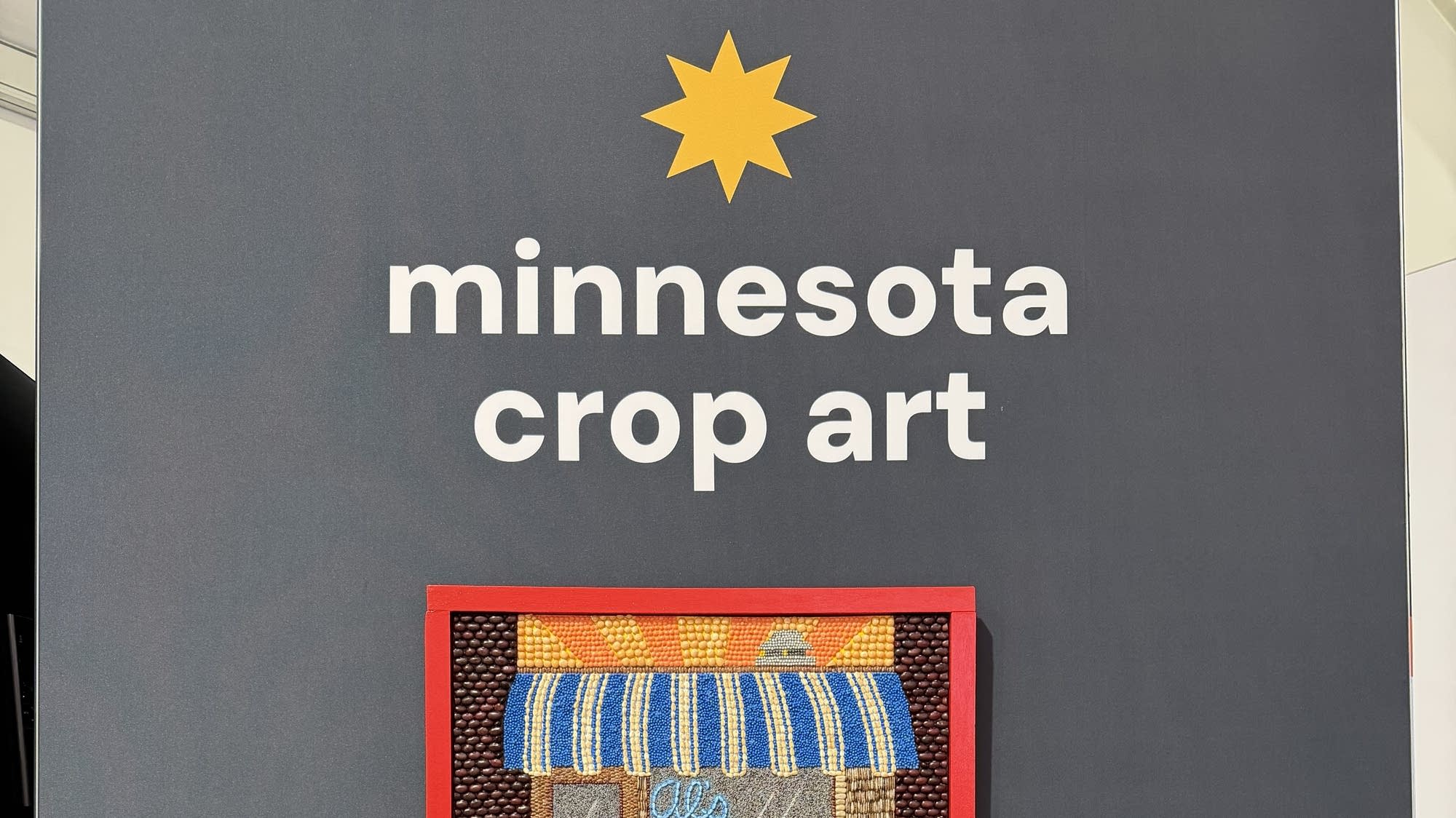 MN crop art on display at the Great American State Fair