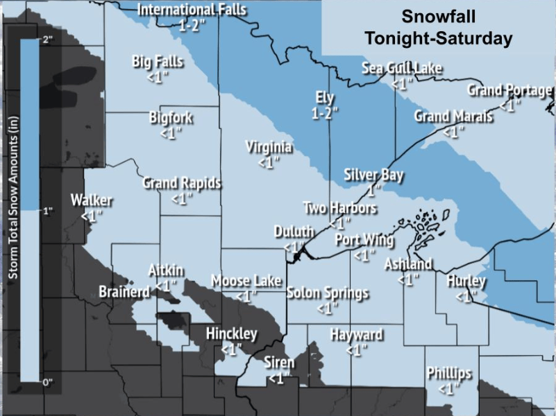 Snowfall potential