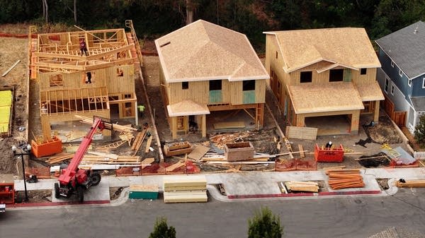 Tariffs are raising prices for materials that go into the construction process, which has impacted new starts for factories and houses.