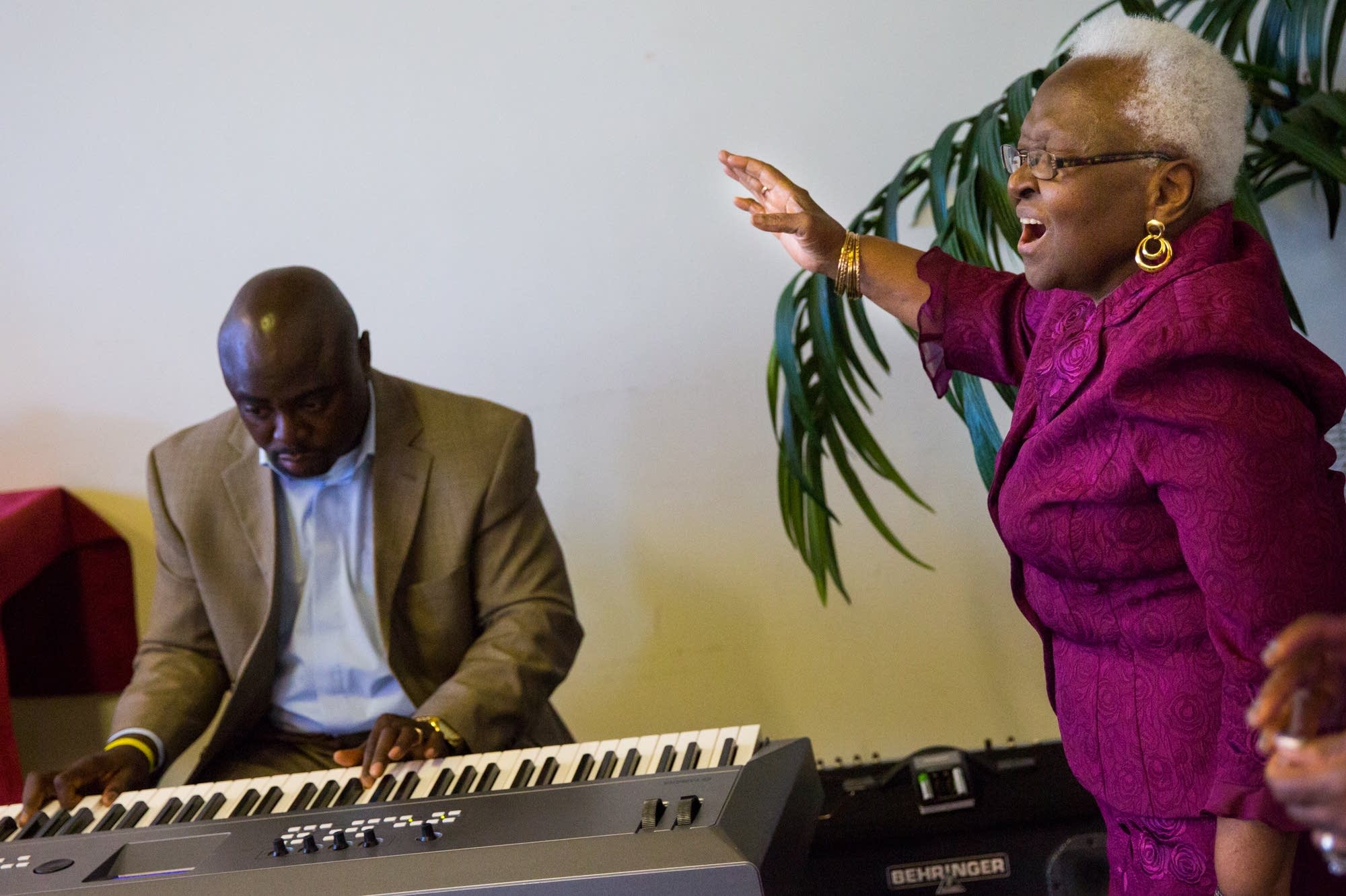 Worship at Faith Healing Church.