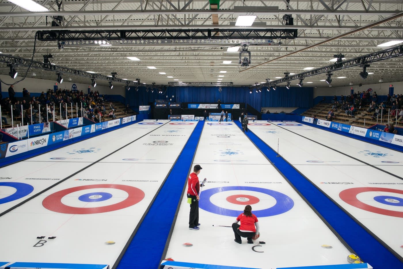 Photos First ever mixed doubles curlers headed to the Olympics MPR News