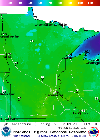 highs THU PM