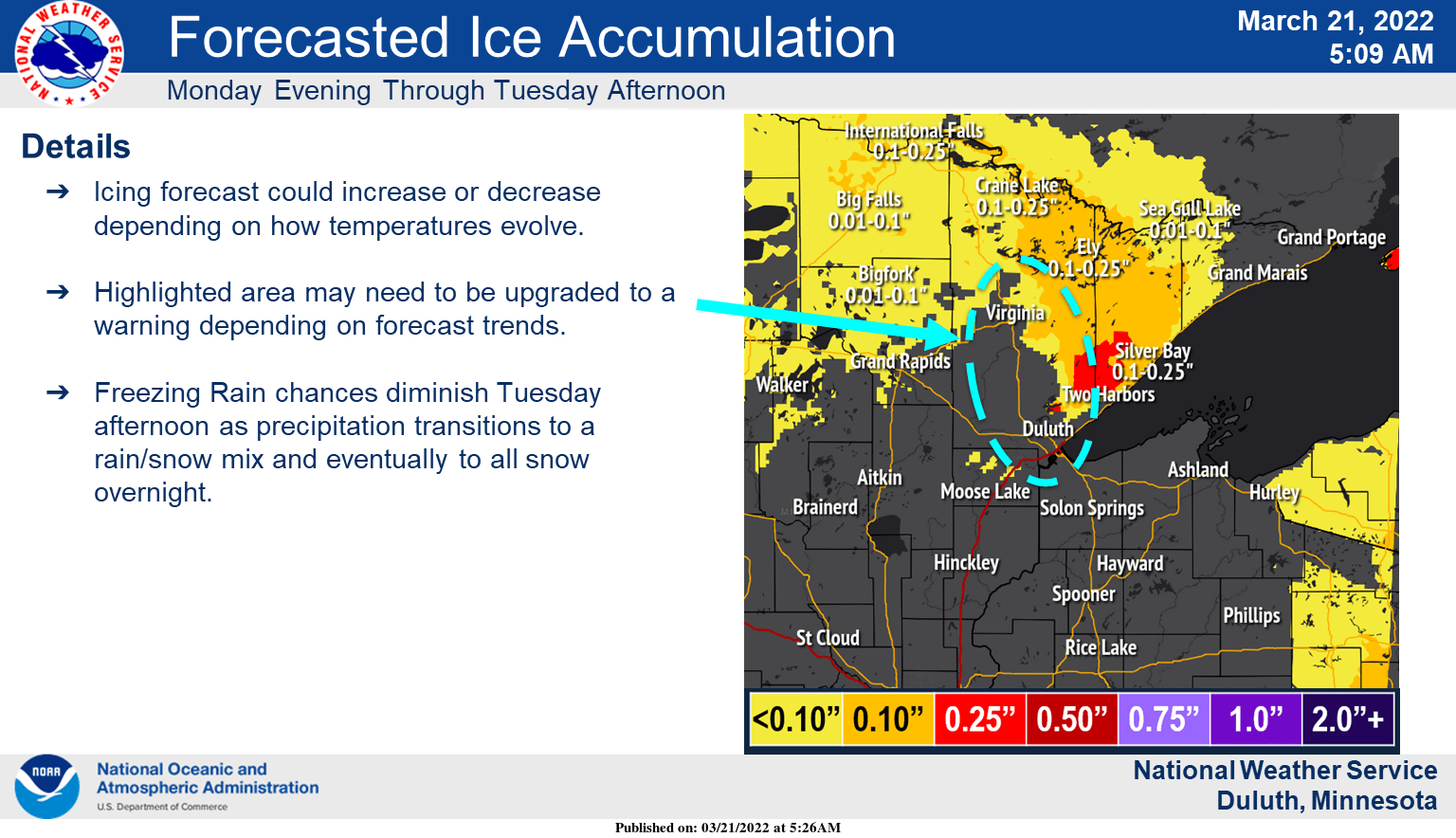 NE MN ice