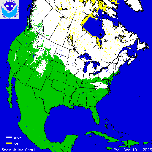 Snow and ice chart- Dec 10, 2025