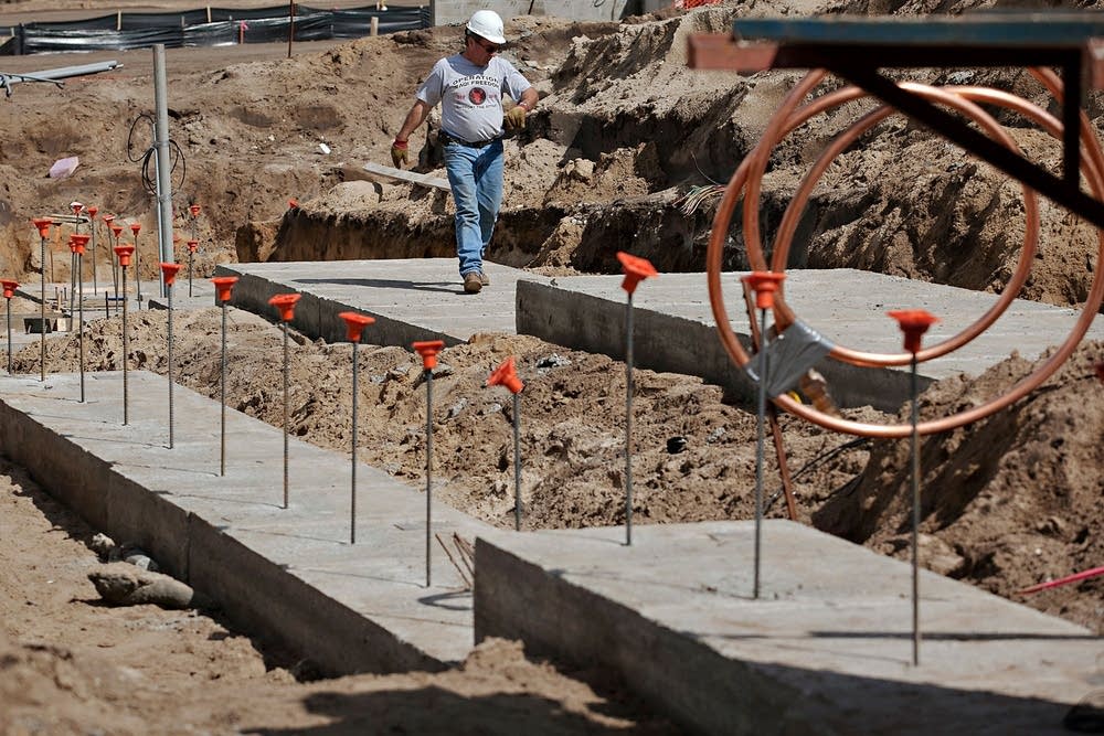 New storm shelter under construction